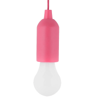 GLÖDLAMPA DRAGSTRÖMBRYTARE E-6621 1W ROSA