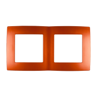 CITY DUBBEL PANEL ORANGE METALLISK