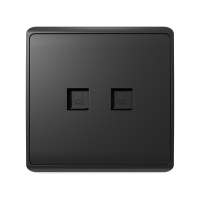 LONDON DOUBLE COMPUTER RJ45 SOCKET ANTHRACITE