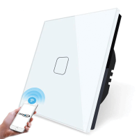 WI-FI SMART TOUCH EU 1 GANG 1 WAY SWITCH WHITE                                                                                                                                                                                                                 