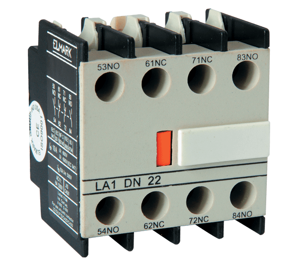 HJÄLPKONTAKTER FÖR KONTAKTORER LT01-KN11 NO+NC