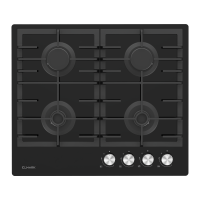 Gas on glass hob 60cm EL-60GH096                                                                                                                                                                                                                               