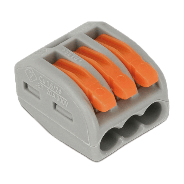 TRE KONDUKTOR ÄNDE BLOCKANSLUTNING 4.00MM2