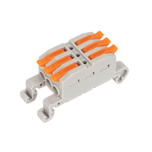 TERMINAL FOR DIN RAIL 3 INPUT/3 OUTPUT 4MM2