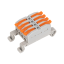 TERMINAL FOR DIN RAIL 4 INPUT/4 OUTPUT 4MM2