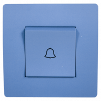 BASIC TG112 DOORBELL SWITCH BLUE