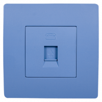 BASIC TZ106 TELEPHONE SOCKET BLUE