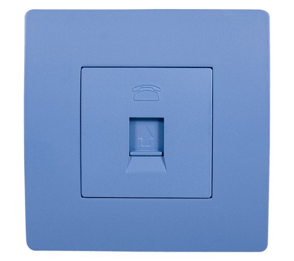 BASIC TZ106 TELEPHONE SOCKET BLUE