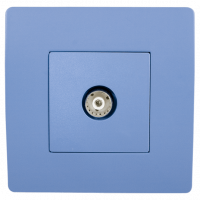 BASIC TZ111 TV ANTENNA SOCKET BLUE