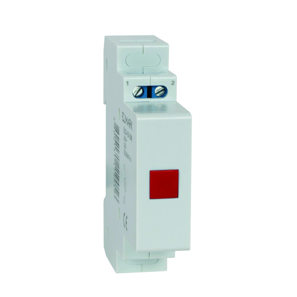 ELD-R-DIN LAMPA 230V RÖD
