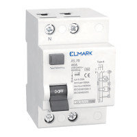 ELECTROMAGNETIC RCCB JEL1F 10kA 2P TYPE F 63A/30mA                                                                                                                                                                                                             