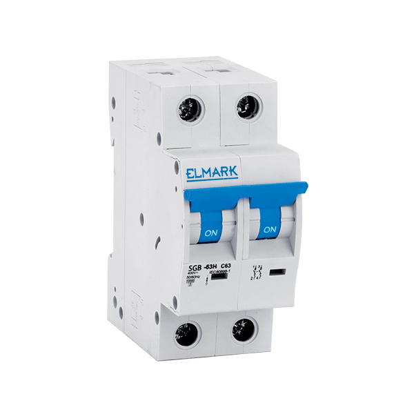 NEW AUTOMATSÄKRINGAR 62DC 10A 2P 6kA CURVA C