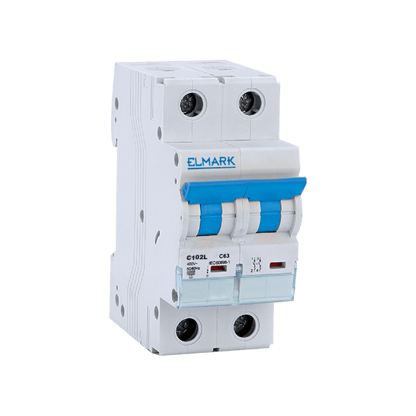 NEW AUTOMATSÄKRINGAR C102L 50A 2P 10kA CURVA C