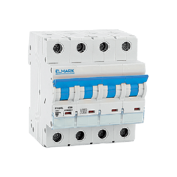 NEW AUTOMATSÄKRINGAR C104L 20A 4P 10kA CURVA C