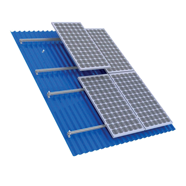 STRUCTURE FOR SANDWICH ROOF 580W PANEL 6kW,SET