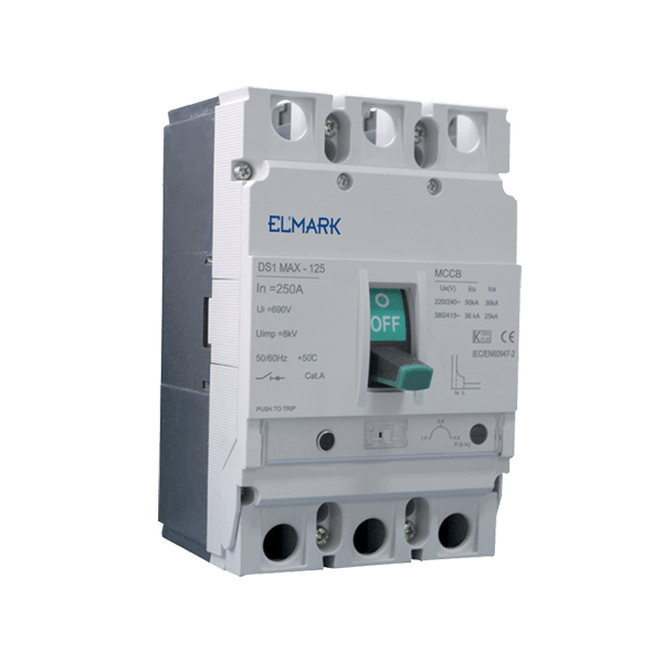 MCCB DS1 MAX-125 3P 100A JUSTERBART 80-100A