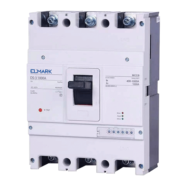 MCCB DS1-3E 1000A ELECTR. ADJ. RANGE 3P 630-1000A                                                                                                                                                                                                              
