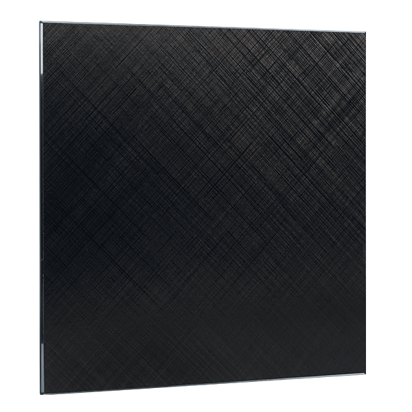 GLASS DECORATIVE PANEL FOR MX-Ф100, METAL BLACK