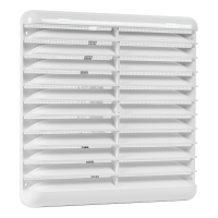 ANTI-RAIN VENTILATION GRILL D100-150MM