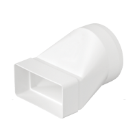 EL02-511 ROUND TO FLAT CONNECTOR D125-220/55MM                                                                                                                                                                                                                 