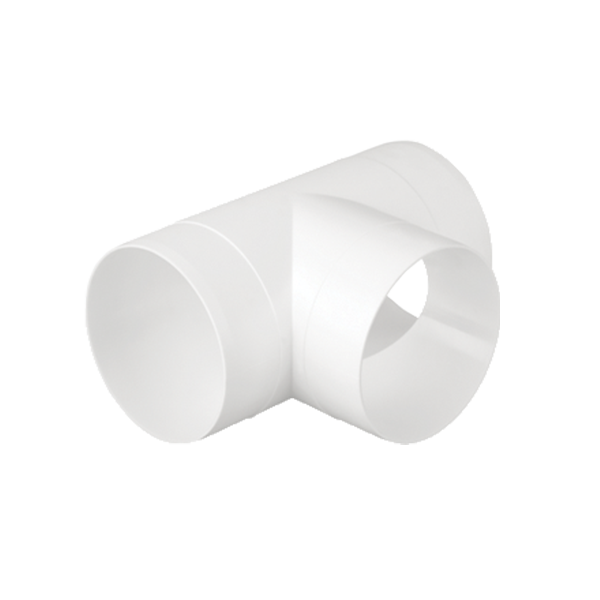 EL02-460 PVC T-JOINT FOR ROUND DUCTS D100MM                                                                                                                                                                                                                    