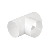 EL02-472 PVC T-JOINT FOR ROUND DUCTS D125MM                                                                                                                                                                                                                    