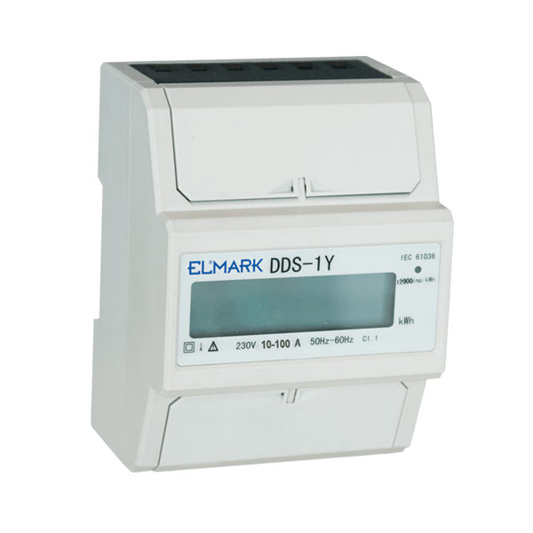 KWH-MÄTARE TILL DIN-SKENA DDS-1Y-100 10/100 230V EN-TARIFF