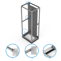 MPR- MOUNTING PLATE RAIL SET FOR 60CM DEPTH