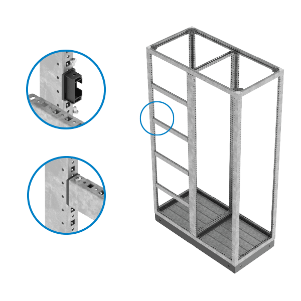 YBT- HORIZONTAL SPLITTING SET FOR WIDTH 80CM