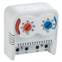 MECHANICAL THERMOSTAT 0-60° NC+NO