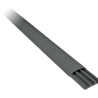 2m 70x20  FLOOR TYPE PLASTIC CABLE TRUNKING CT2 GREY