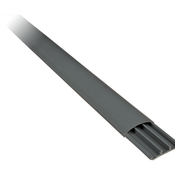 2m 70x20  FLOOR TYPE PLASTIC CABLE TRUNKING CT2 GREY