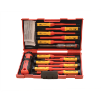 13PCS VDE INSULATED SCREWDRIVER SET CRV