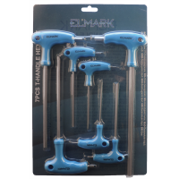 7PCS T-HANDLE HEX SET