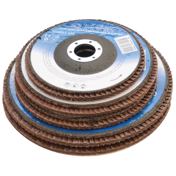 FLAP DISC WITH FIBERGLASS BACKING 150X22.2 G60