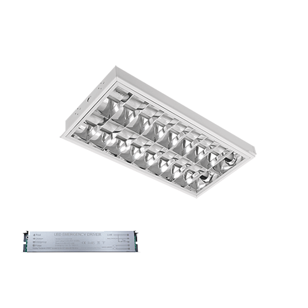 LENA MED LED-RÖR T8 STELLAR 2X9W 4000K MED NÖDSTOPP