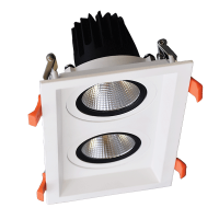 DOUBLE LED MOVABLE SPOT LIGHT 2X15W 230V 4000K WHITE