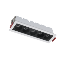 RECESSED LINEAR LIGHT EL-05 5W 3000K, WHITE & BLACK