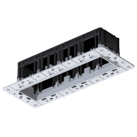MODENA 4 MODULE RECESSED BOX WITHOUT FRAME