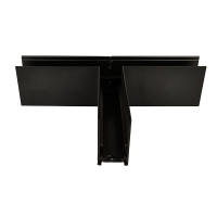 T-CONNECTOR FOR MAGNETIC TRACK RAIL SURFACE MOUNT