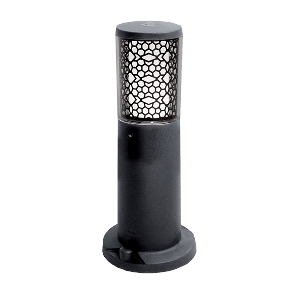 CARLO DECO LED TRÄDGÅRDSARMATUR 6W CCT 4000K IP55 400mm SVART