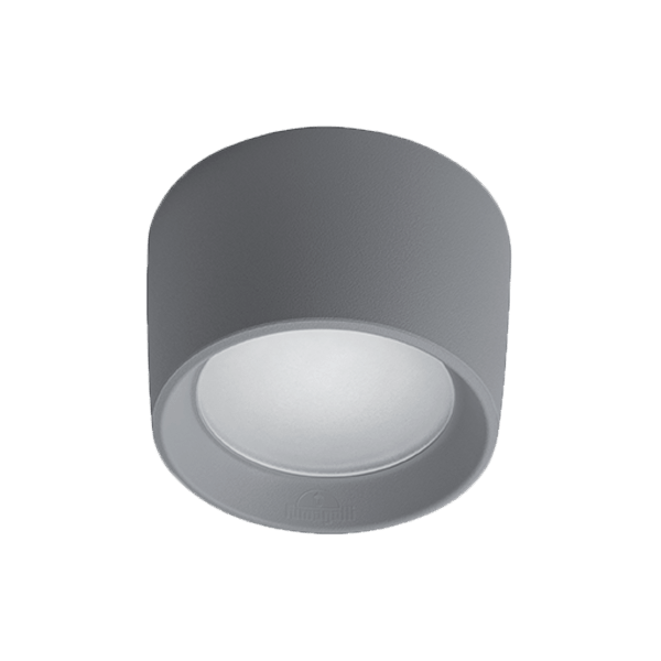 LIVIA 160 LED TAKLAMPA 10W CCT 4000K IP55 GRÅ