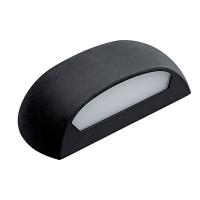 TINA LED VÄGGLAMPA 12W 4000K IP65 SVART