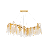 ANTONIO CHANDELIER 12XG9 GOLD/CRYSTALS