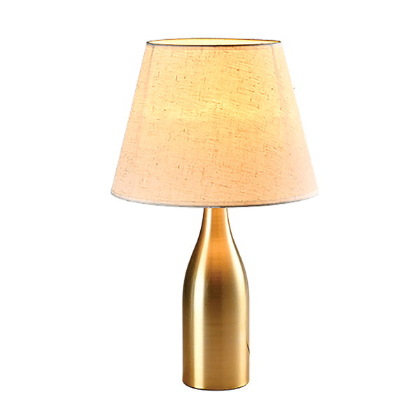 CAPRI TABLE LAMP 1XE27 GOLD/FLAX