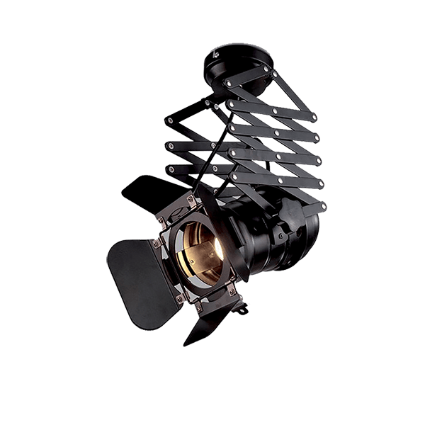 CINEMA LJUSKRONA 1XE27 SVART