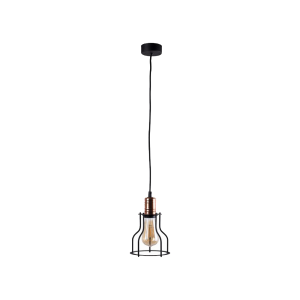 CLIVE PENDELLAMPOR 1xE27 SVART