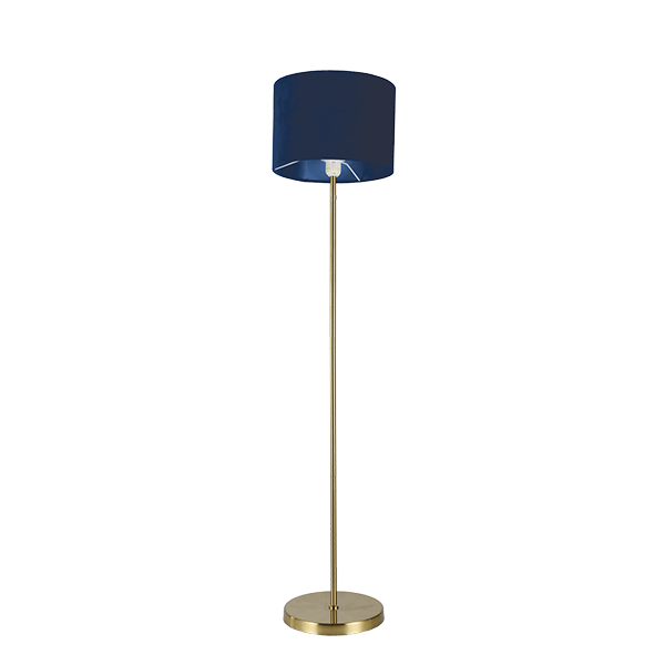 FRANCO FLOOR LAMP 1xE27 BRASS/BLUE