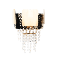 GUSTAV WALL LAMP 2XG9 GOLD/CRYSTALS