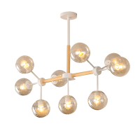 ISABEL CHANDELIER 9XE27 WHITE